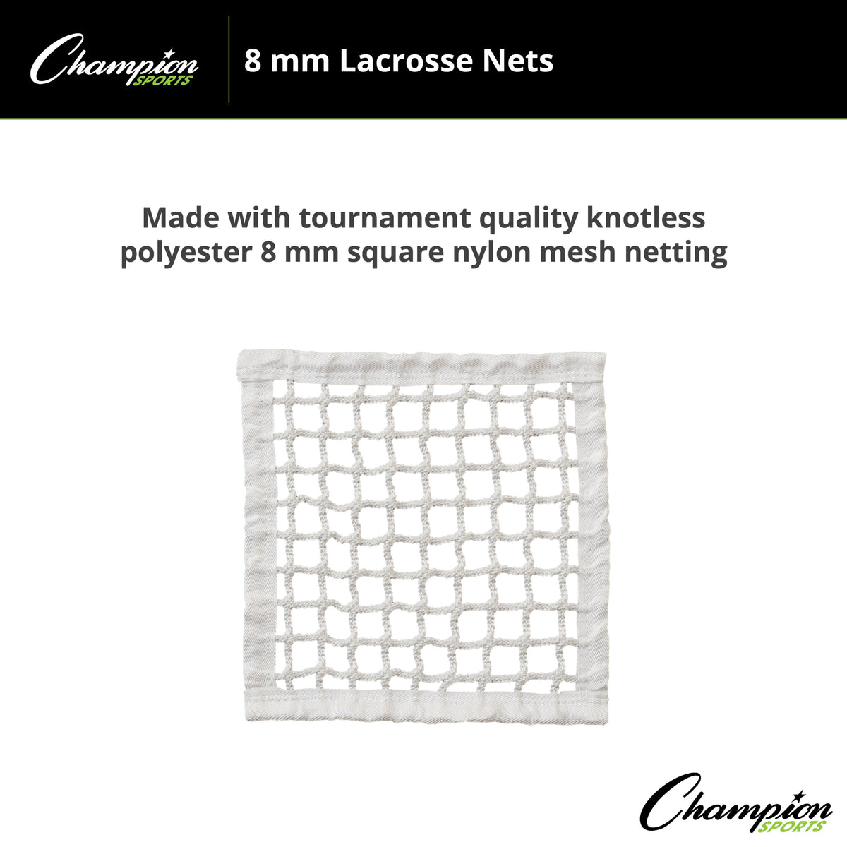 Champion Sports Lacrosse Net Pair