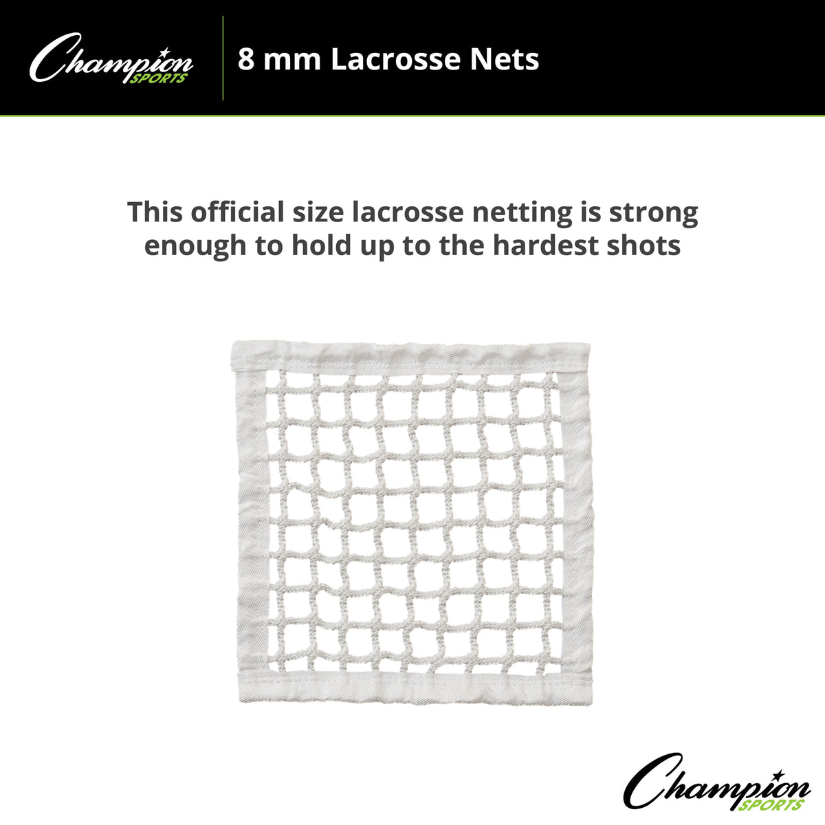 Champion Sports Lacrosse Net Pair