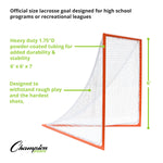 Champion Sports Pro High School Lacrosse Goal