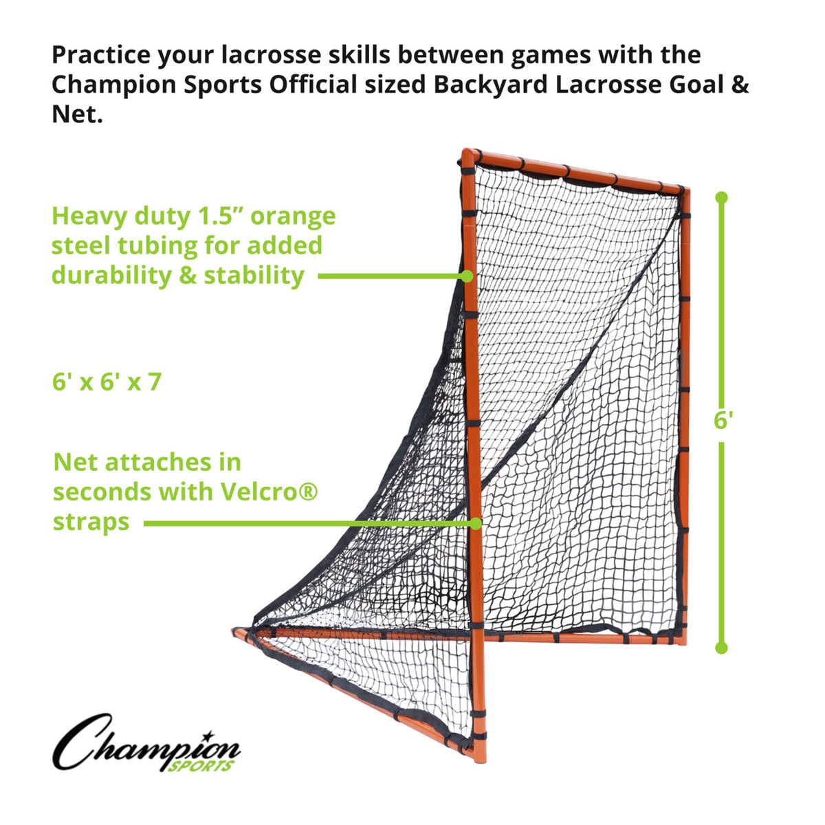 Champion Sports Backyard Lacrosse Goal and Net