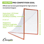 Champion Sports Pro Competition Lacrosse Goal