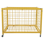 Champion Sports Full-Size Lockable Ball Locker - Yellow