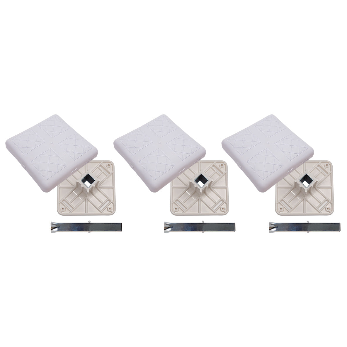 Champion Sports Anchored Base Set with Molded Shell