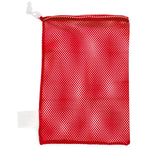 Champion Sports Mesh Equipment Bag - 18" x 12" - Red