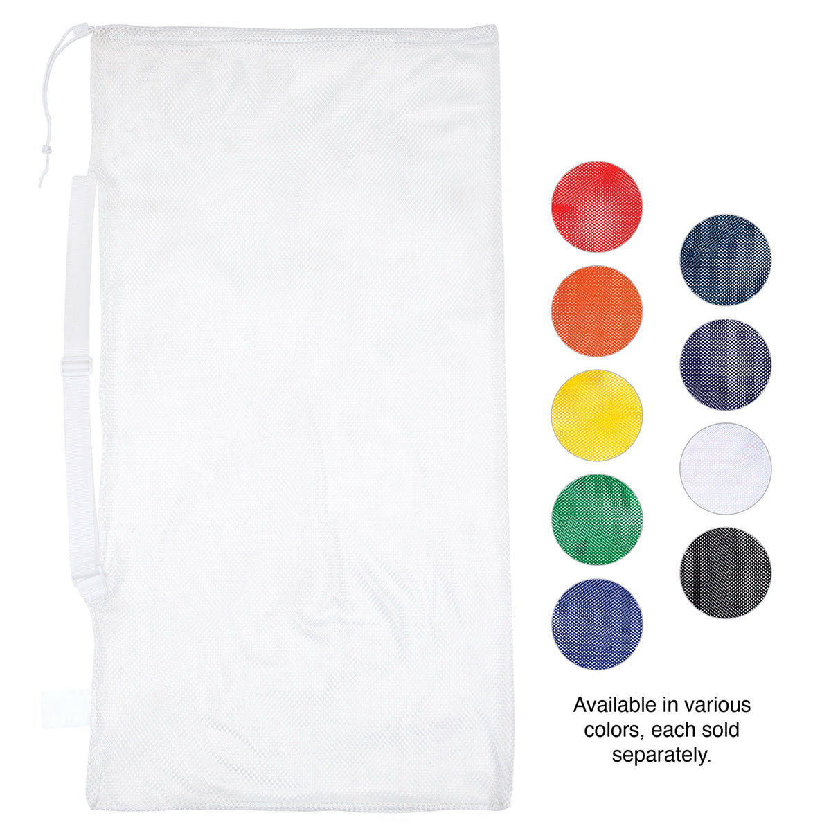 Champion Sports Mesh Equipment Bag with Shoulder Strap