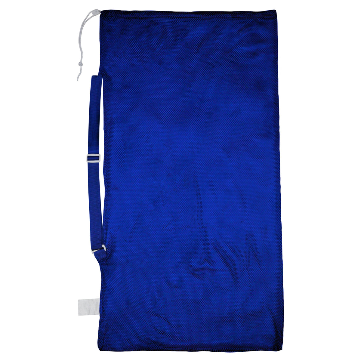 Champion Sports Mesh Equipment Bag with Shoulder Strap - Blue
