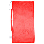 Champion Sports Mesh Equipment Bag with Shoulder Strap - Red