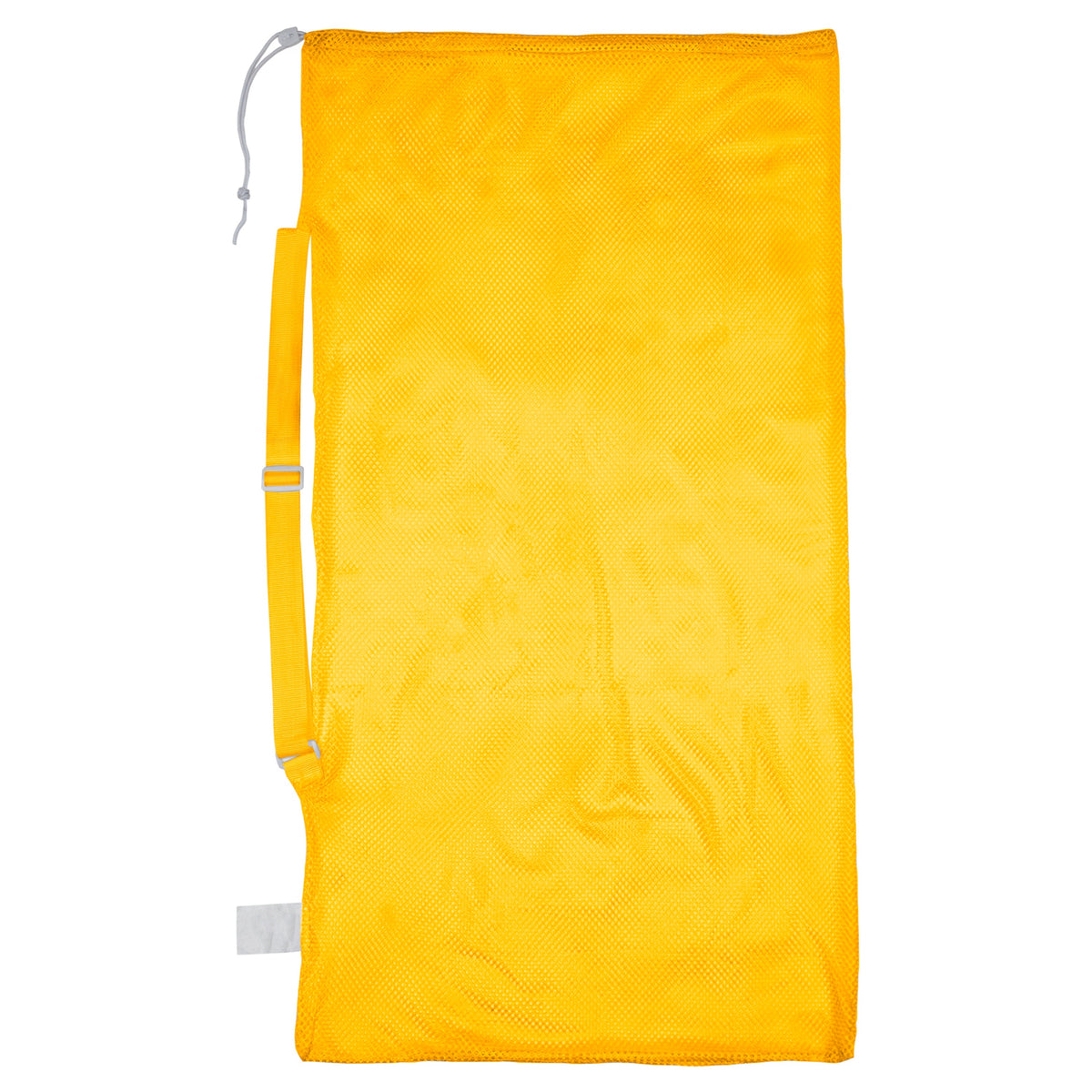 Champion Sports Mesh Equipment Bag with Shoulder Strap - Gold