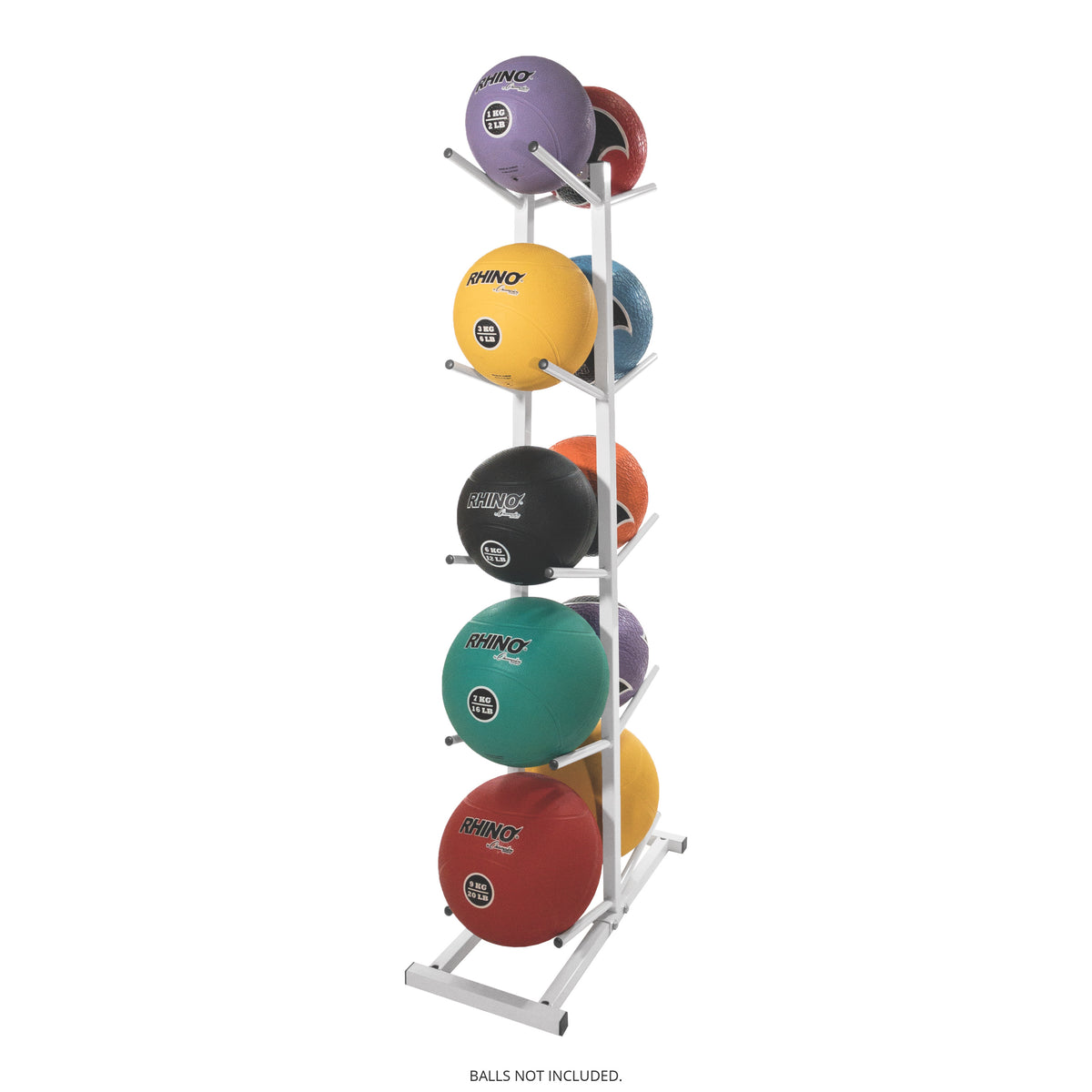 Champion Sports Double Medicine Ball Tree
