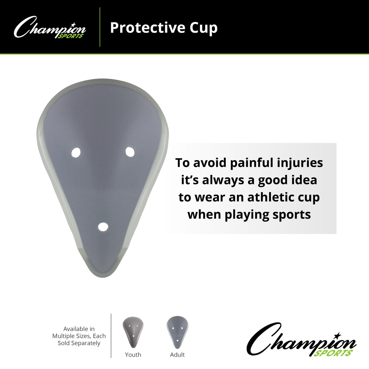 Champion Sports Protective Athletic Cup