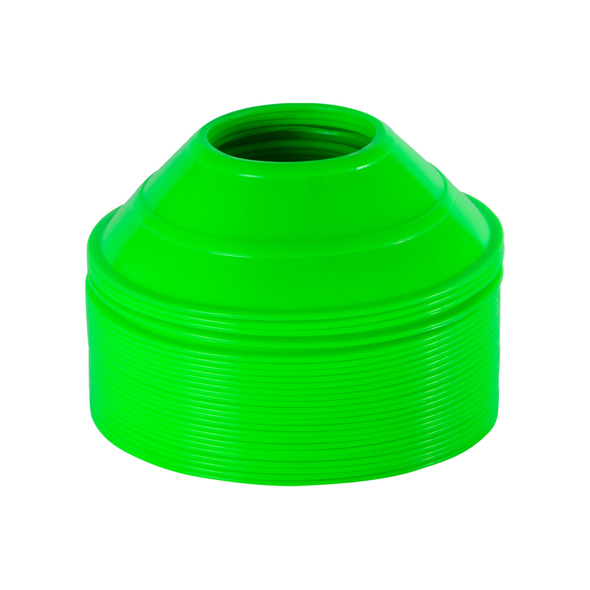 Champion Sports Mini Neon Field Cones - Set of 25 - Neon Green