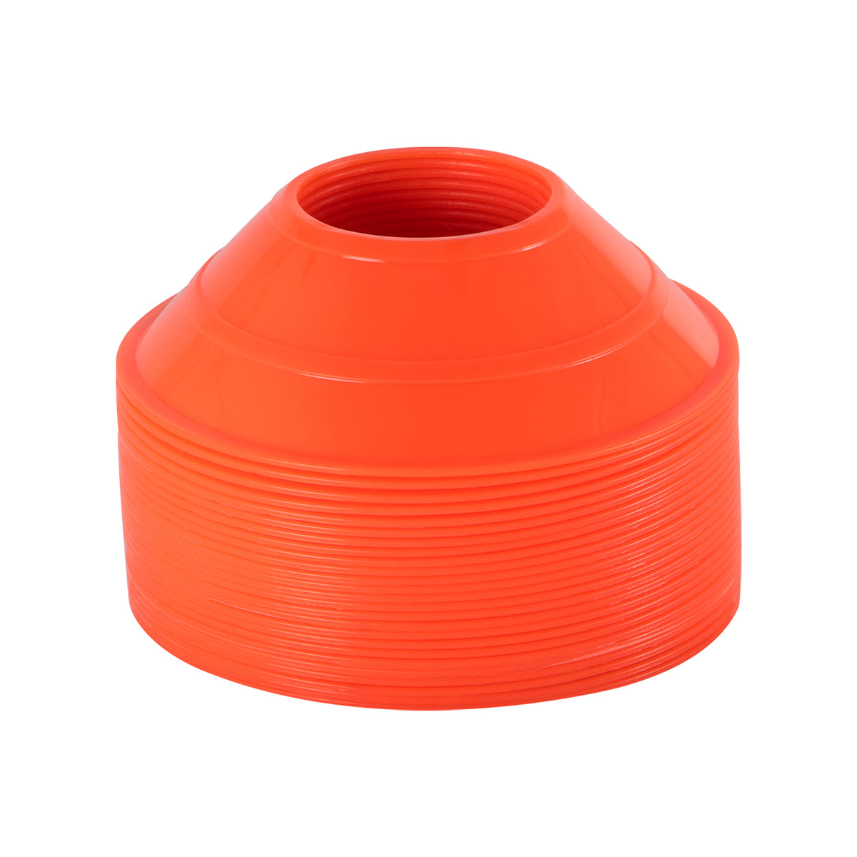Champion Sports Mini Neon Field Cones - Set of 25 - Neon Orange