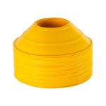 Champion Sports Mini Neon Field Cones - Set of 25 - Neon Yellow