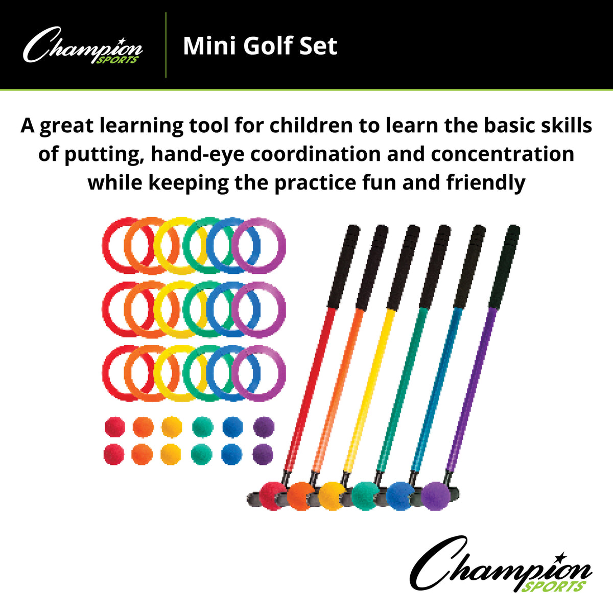 Champion Sports Mini Golf Set