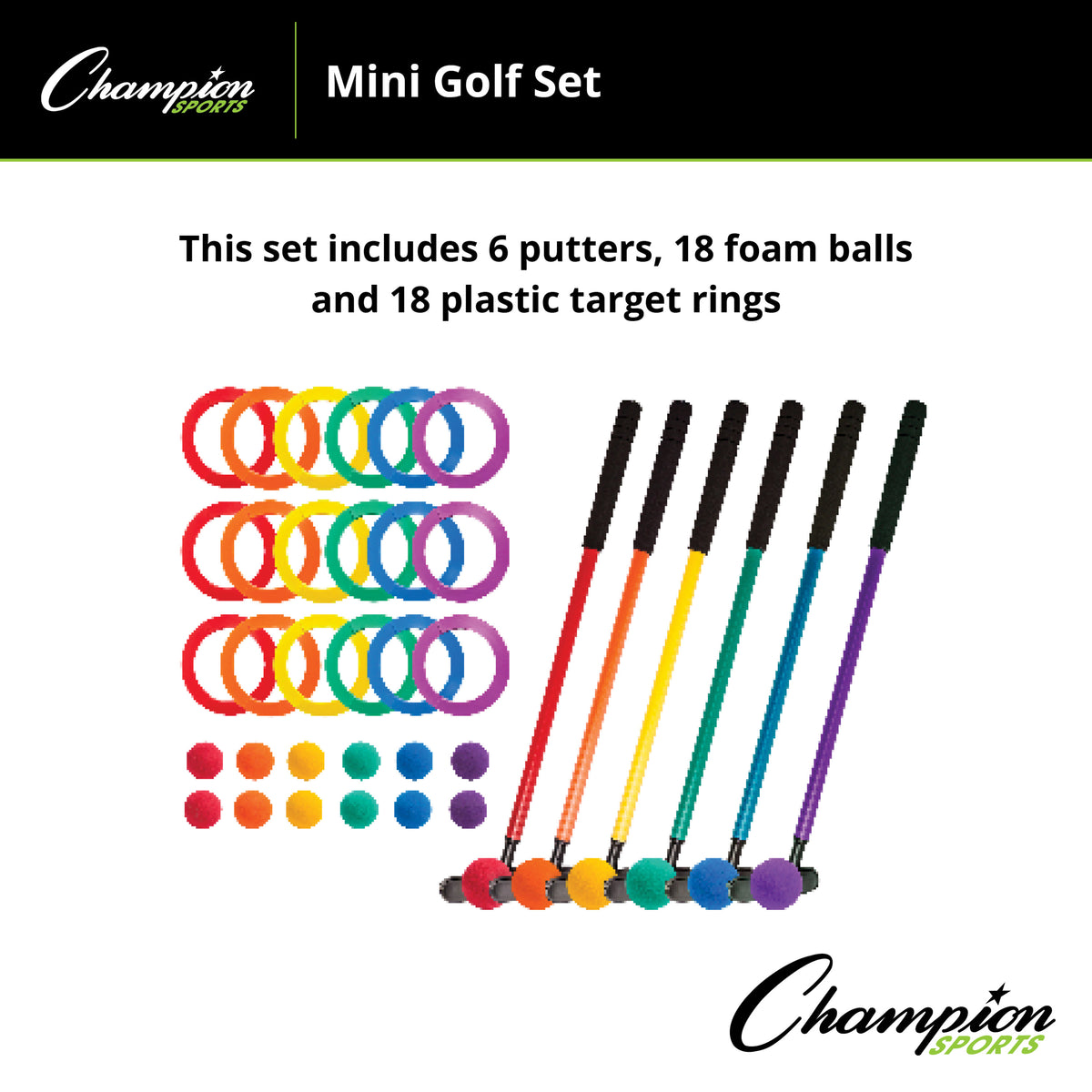 Champion Sports Mini Golf Set