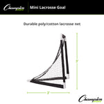 Champion Sports Mini Lacrosse Goal