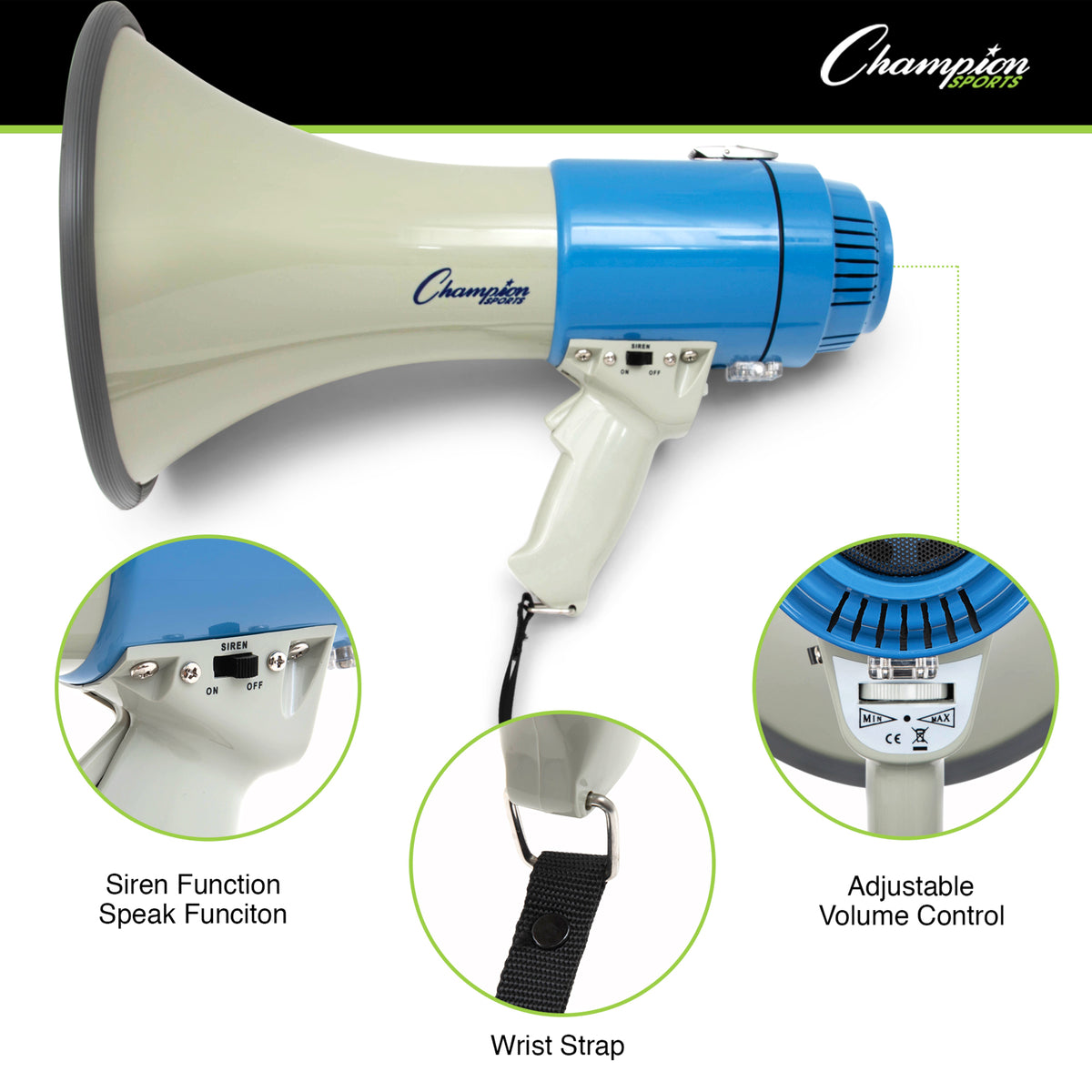 Champion Sports 12 Watt Megaphone