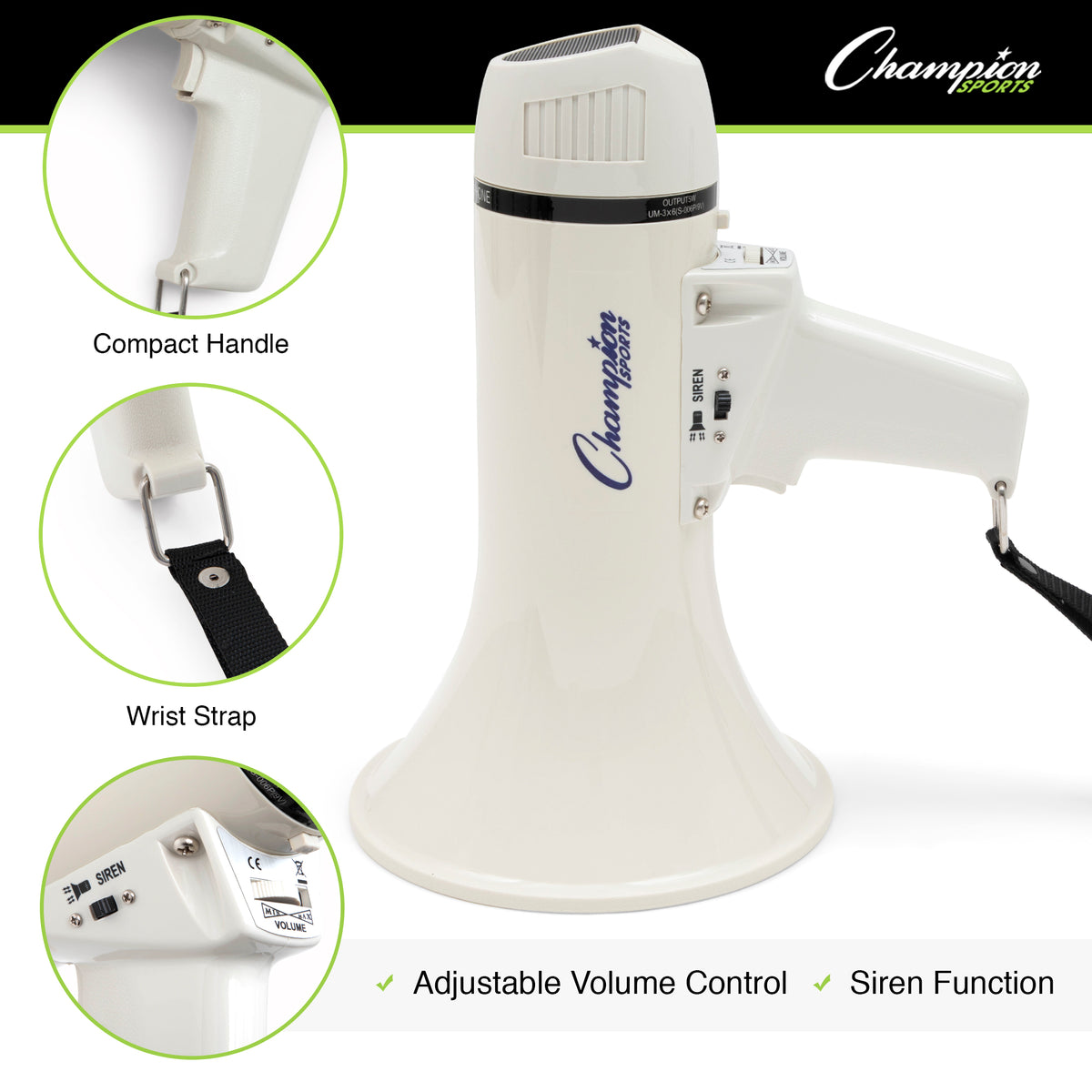 Champion Sports 4 Watt Mini Megaphone