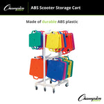 Champion Sports ABS Scooter Storage Cart