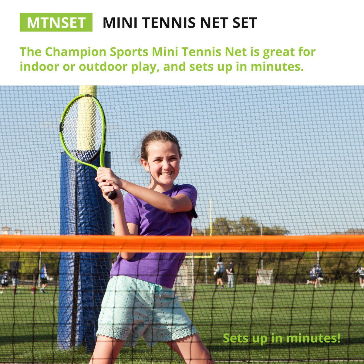 Champion Sports Mini Tennis Net Set