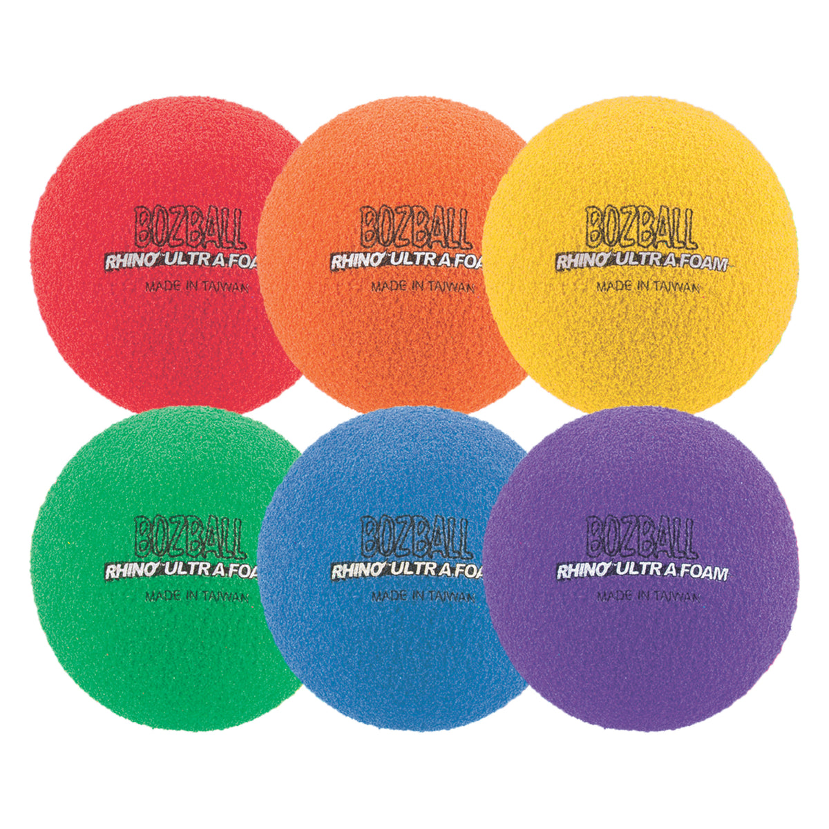 Champion Sports Rhino 3.5" Foam No Bounce Ball Set