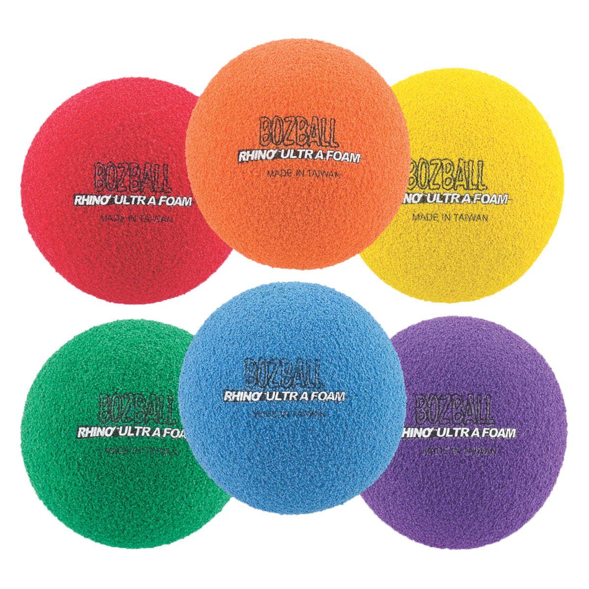 Champion Sports Rhino 3.5" Foam No Bounce Ball Set