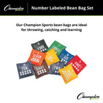 Champion Sports Numbered Bean Bag Set