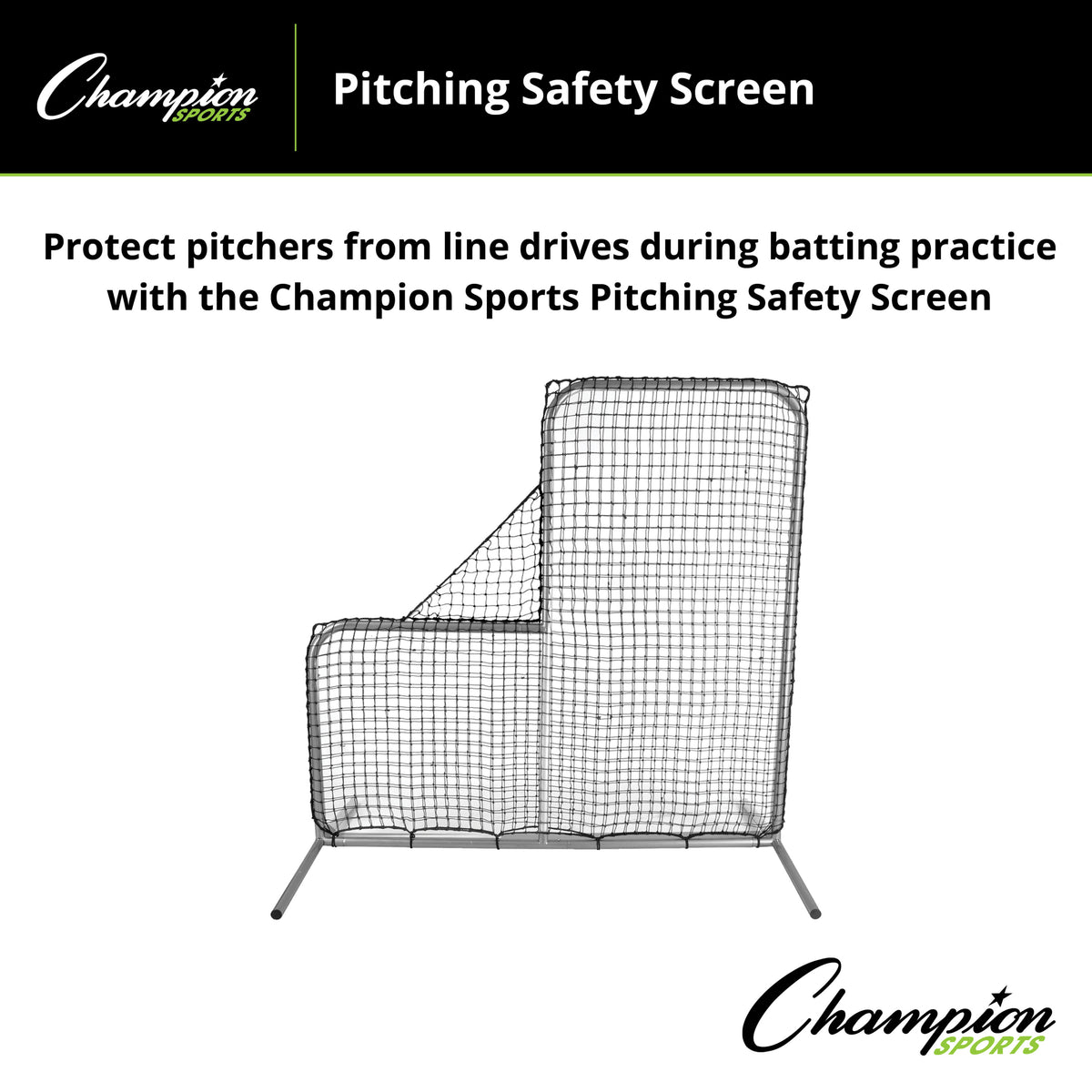Champion Sports Pitching Safety Screen 72" x 72"