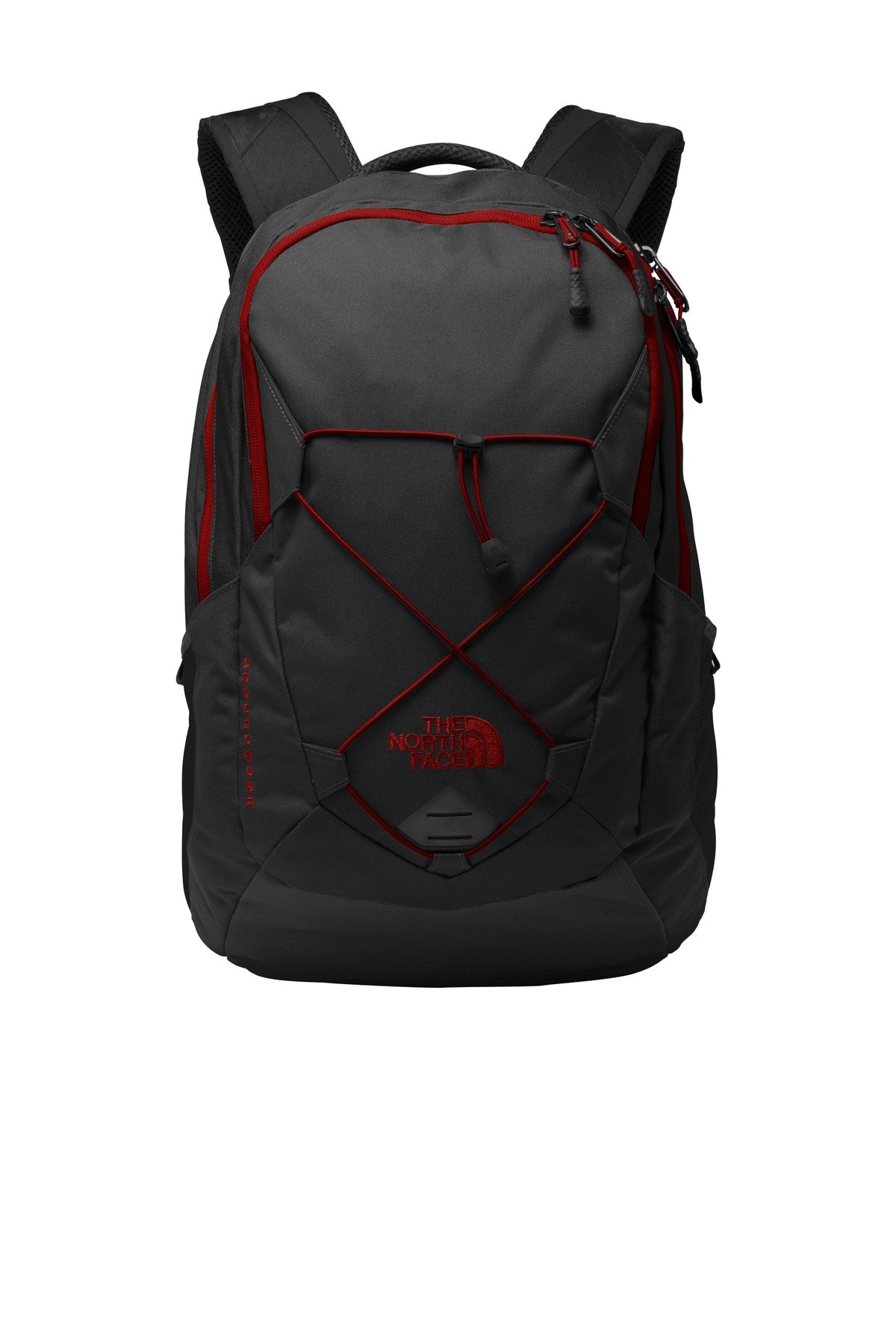 The North Face  Groundwork Backpack. - TNF Dark Grey Heather/ Cardinal Red