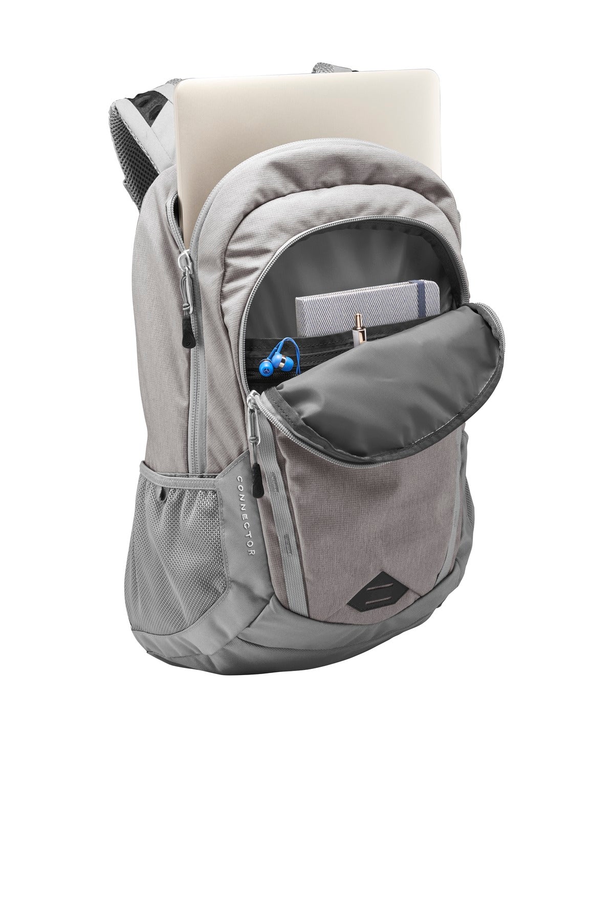 The North Face  Connector Backpack. - Mid Grey Dark Heather/ Mid Grey