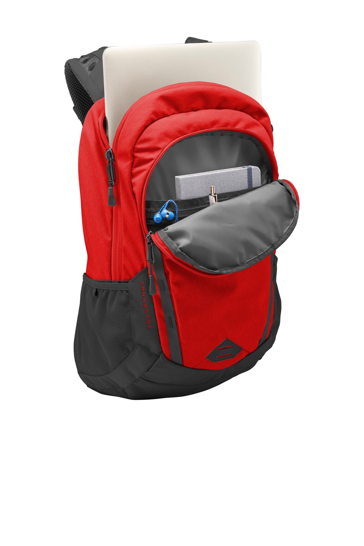 The North Face  Connector Backpack. - Rage Red/ Asphalt Grey