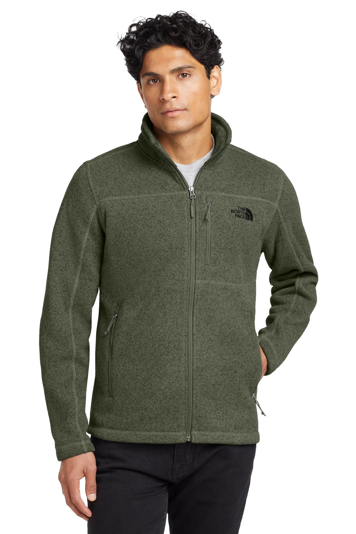 The North Face  Sweater Fleece Jacket. - New Taupe Green Heather