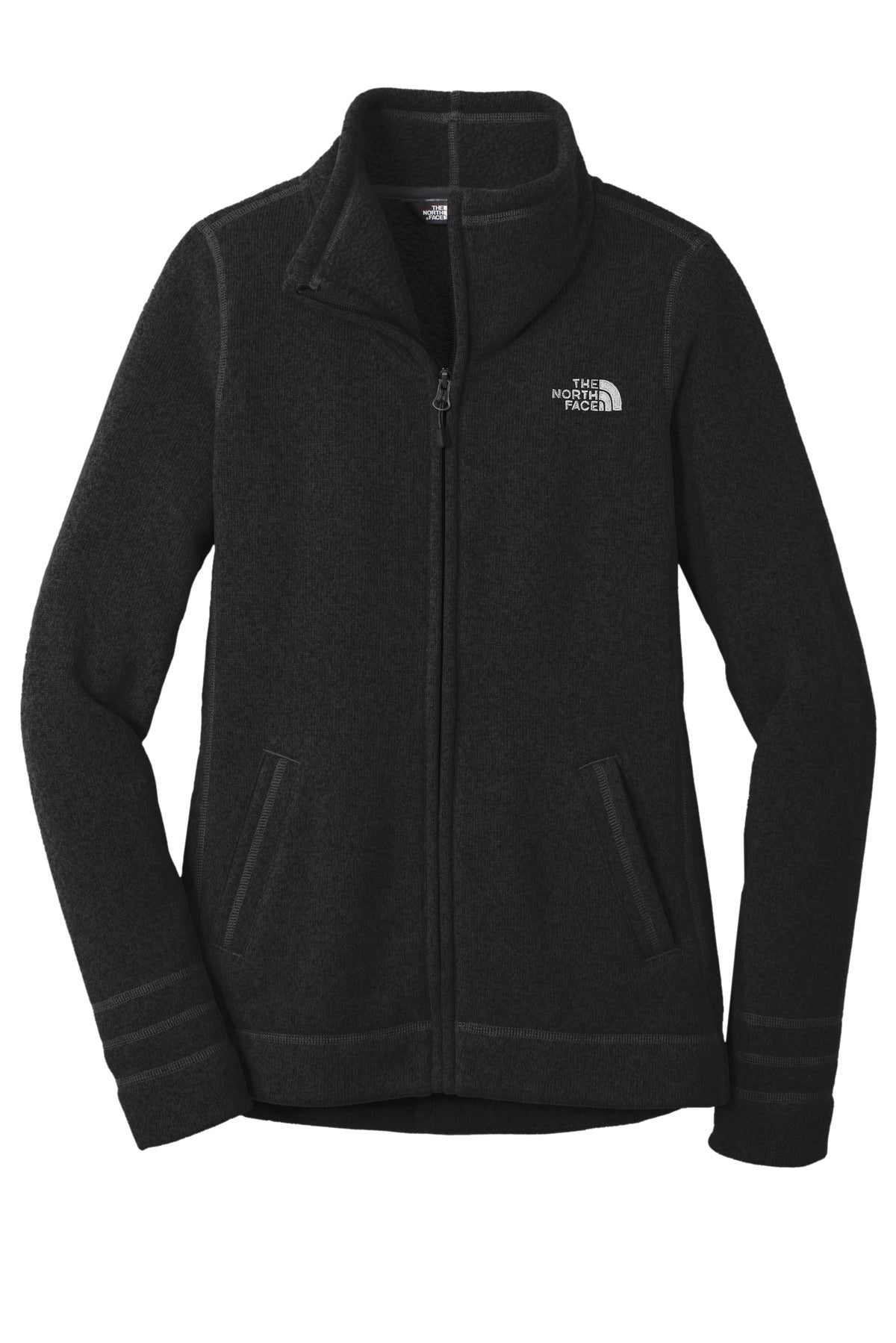 The North Face  Women's Sweater Fleece Jacket. - TNF Black Heather