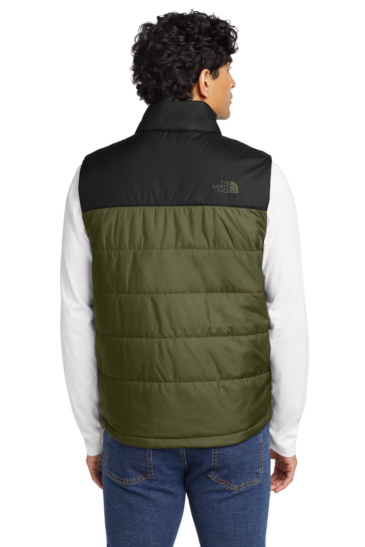 The North Face Everyday Insulated Vest. - Burnt Olive Green