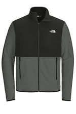 The North Face Glacier Full-Zip Fleece Jacket - Asphalt Grey/ TNF Black