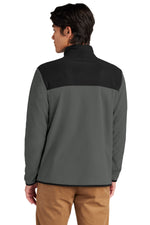 The North Face Glacier Full-Zip Fleece Jacket - Asphalt Grey/ TNF Black