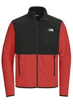 The North Face Glacier Full-Zip Fleece Jacket - Rage Red / TNF Black
