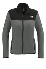 The North Face Women's Glacier Full-Zip Fleece Jacket - Asphalt Grey/ TNF Black