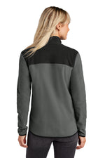 The North Face Women's Glacier Full-Zip Fleece Jacket - Asphalt Grey/ TNF Black