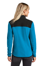 The North Face Women's Glacier Full-Zip Fleece Jacket - Hero Blue/ TNF Black