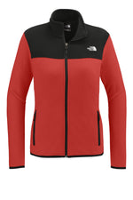 The North Face Women's Glacier Full-Zip Fleece Jacket - Rage Red / TNF Black
