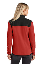 The North Face Women's Glacier Full-Zip Fleece Jacket - Rage Red / TNF Black
