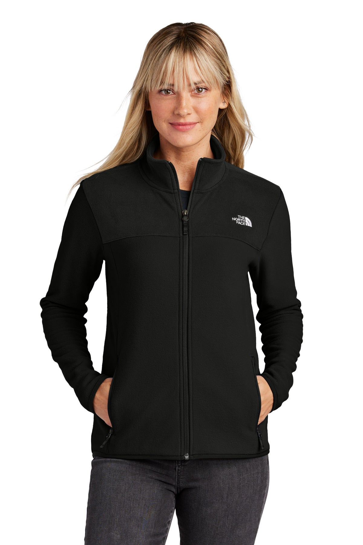 The North Face Women's Glacier Full-Zip Fleece Jacket - TNF Black