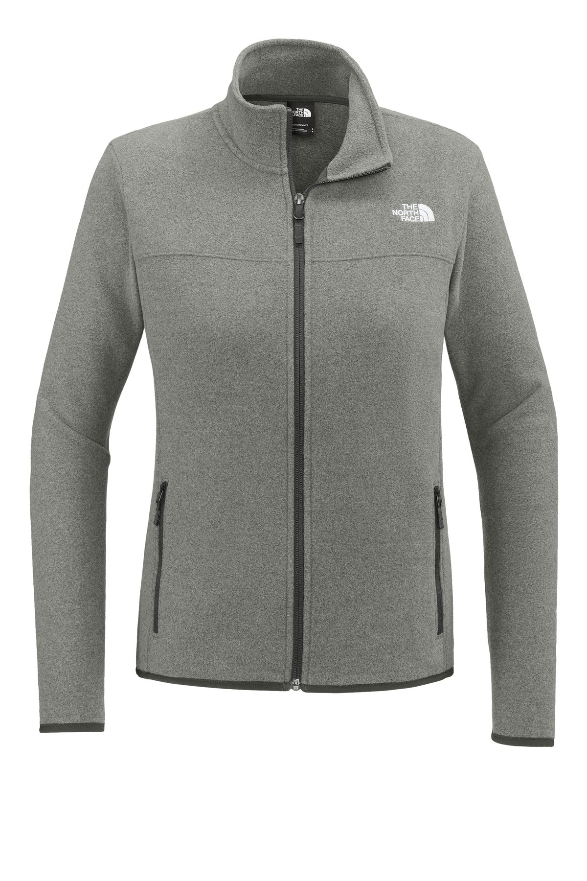 The North Face Women's Glacier Full-Zip Fleece Jacket - TNF Medium Grey Heather