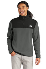 The North Face Glacier 1/4-Zip Fleece - Asphalt Grey/ TNF Black
