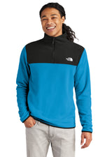 The North Face Glacier 1/4-Zip Fleece - Hero Blue/ TNF Black