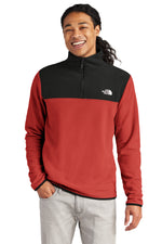The North Face Glacier 1/4-Zip Fleece - Rage Red/ TNF Black
