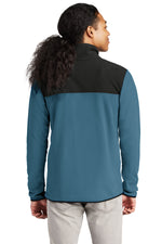 The North Face Glacier 1/4-Zip Fleece - Shady Blue/ TNF Black