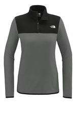 The North Face Women's Glacier 1/4-Zip Fleece - Asphalt Grey/ TNF Black