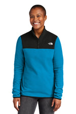 The North Face Women's Glacier 1/4-Zip Fleece - Hero Blue/ TNF Black